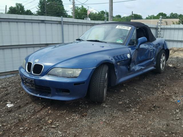 4USCH934XYLF87016 - 2000 BMW Z3 2.3 BLUE photo 2