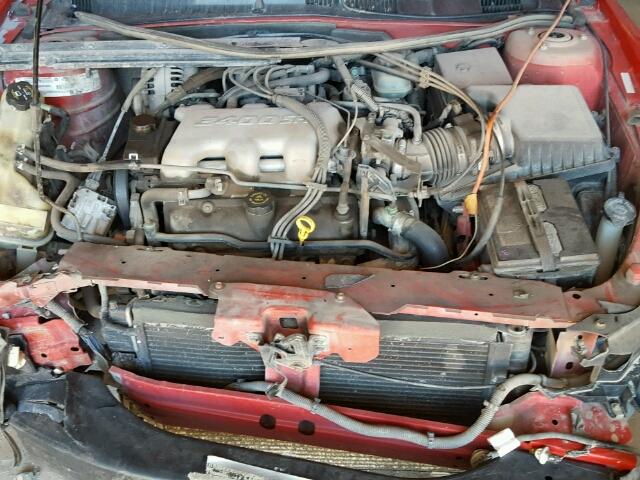 1G2NE12E7XM777742 - 1999 PONTIAC GRAND AM S RED photo 7