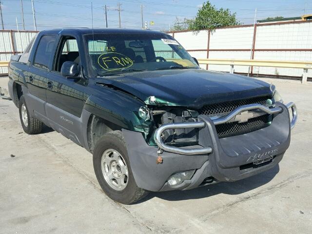 3GNEC13T03G213353 - 2003 CHEVROLET AVALANCHE GREEN photo 1