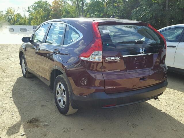 5J6RM3H31EL035948 - 2014 HONDA CR-V RED photo 3