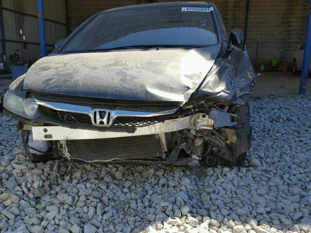 2HGFA1F53AH561873 - 2010 HONDA CIVIC GRAY photo 9