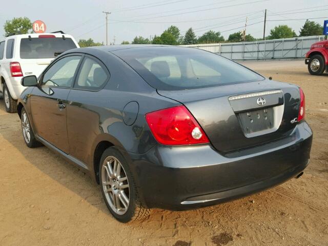 JTKDE177570217087 - 2007 TOYOTA SCION TC 灰色 照片 3