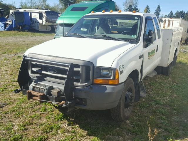 1FDWX37S5XEE37533 - 1999 FORD F350 SUPER WHITE photo 2