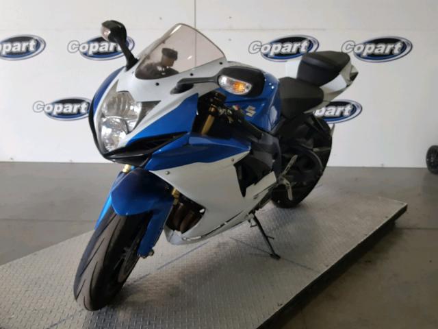 JS1GR7MA2B2102661 - 2011 SUZUKI GSX750 BLUE photo 2