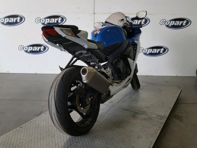 JS1GR7MA2B2102661 - 2011 SUZUKI GSX750 BLUE photo 4