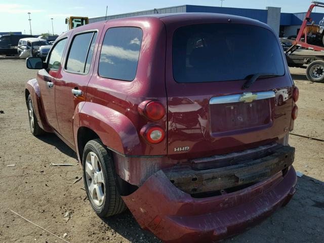 3GNDA23D76S637016 - 2006 CHEVROLET HHR LT MAROON photo 3