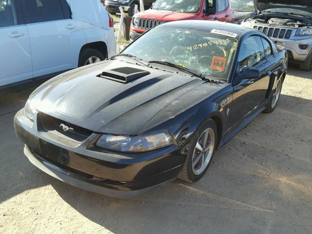 1FAFP42R63F434732 - 2003 FORD MUSTANG MA BLACK photo 2