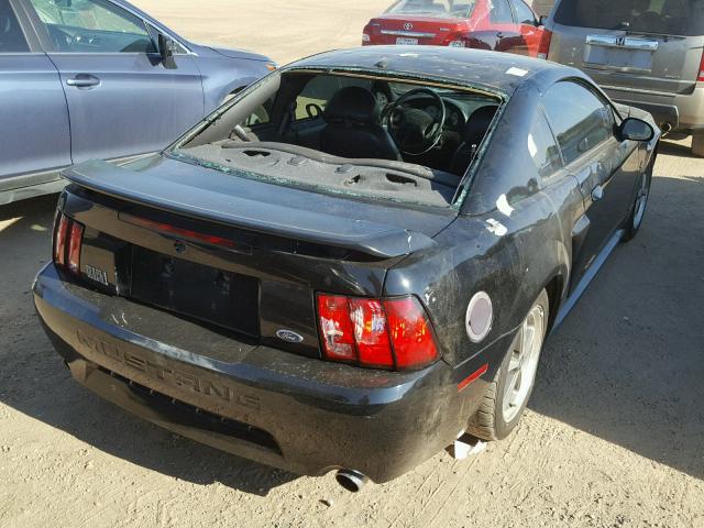 1FAFP42R63F434732 - 2003 FORD MUSTANG MA BLACK photo 4