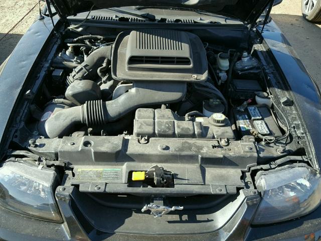 1FAFP42R63F434732 - 2003 FORD MUSTANG MA BLACK photo 7
