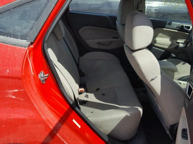 3FADP4BJXFM161476 - 2015 FORD FIESTA SE RED photo 6