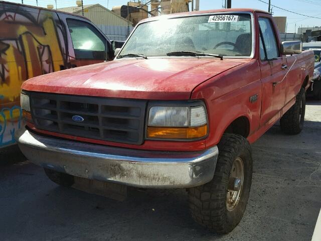 1FTHF26G2VEC04617 - 1997 FORD F250 RED photo 2