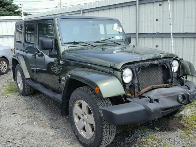 1J8GA59187L121526 - 2007 JEEP WRANGLER S 绿色 照片 1