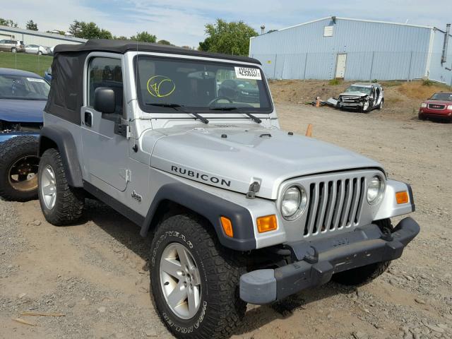 1J4FA69S95P361296 - 2005 JEEP WRANGLER / SILVER photo 1