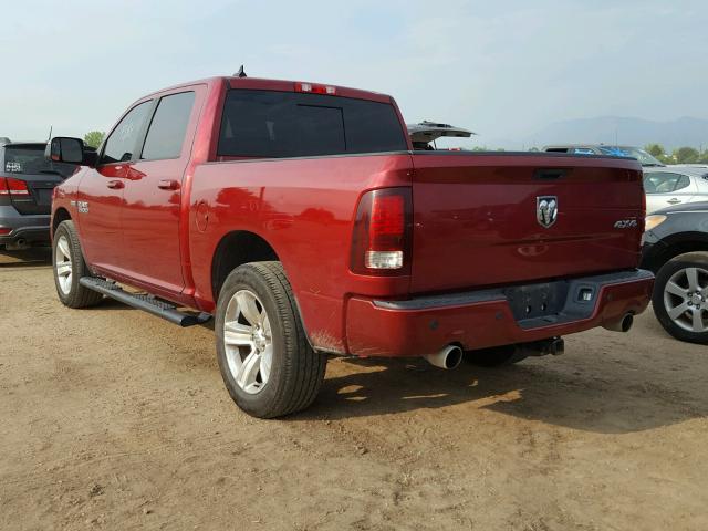 1C6RR7MT1DS555745 - 2013 RAM 1500 SPORT MAROON photo 3