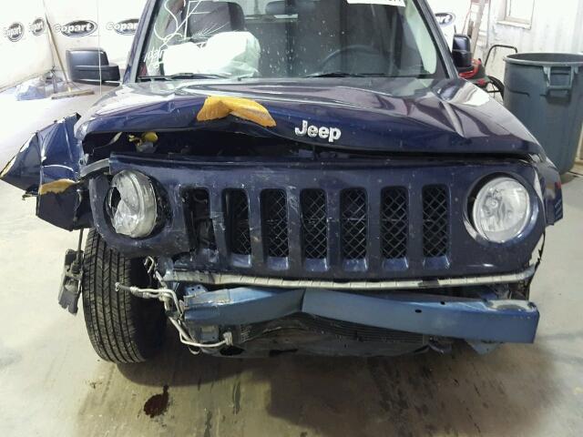 1C4NJPBA5DD109084 - 2013 JEEP PATRIOT SP BLUE photo 7