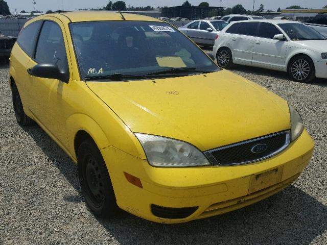 3FAFP31N95R110950 - 2005 FORD FOCUS ZX3 YELLOW photo 1