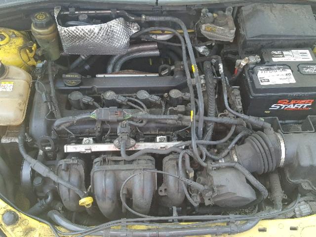 3FAFP31N95R110950 - 2005 FORD FOCUS ZX3 YELLOW photo 7