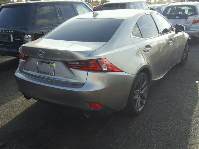 JTHBF1D21F5077902 - 2015 LEXUS IS 250 SILVER photo 4