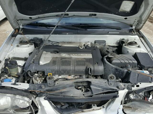 KMHDN46D56U357448 - 2006 HYUNDAI ELANTRA GL SILVER photo 7