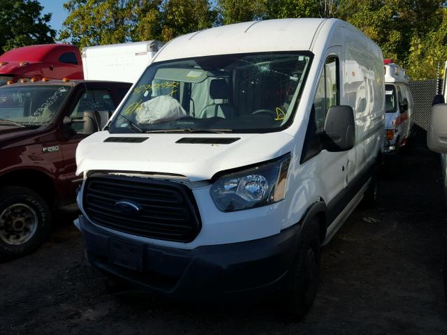 1FTNR2CM0FKB24627 - 2015 FORD TRANSIT T- WHITE photo 2