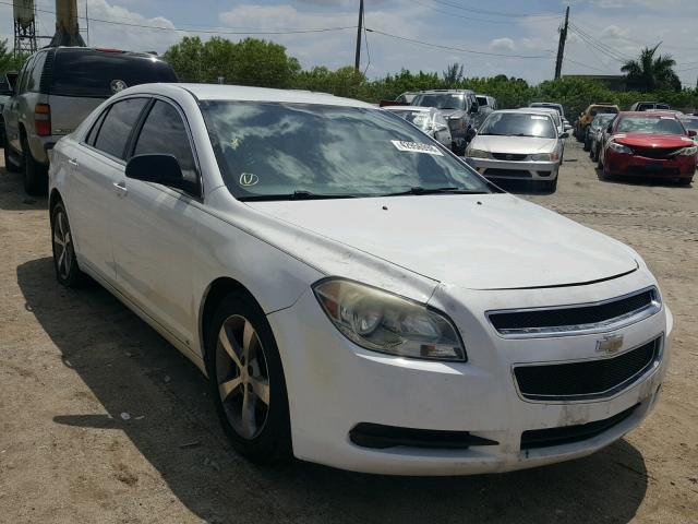 1G1ZA5E08A4101803 - 2010 CHEVROLET MALIBU LS WHITE photo 1