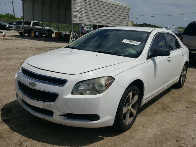 1G1ZA5E08A4101803 - 2010 CHEVROLET MALIBU LS WHITE photo 2