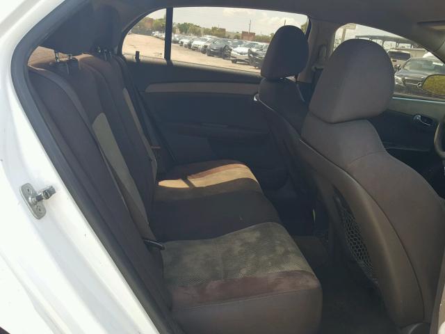 1G1ZA5E08A4101803 - 2010 CHEVROLET MALIBU LS WHITE photo 6