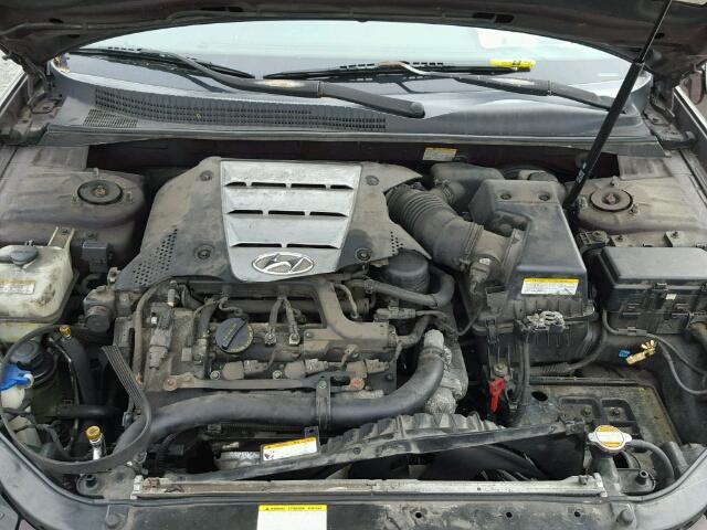 5NPEU46F76H088389 - 2006 HYUNDAI SONATA GLS PURPLE photo 7