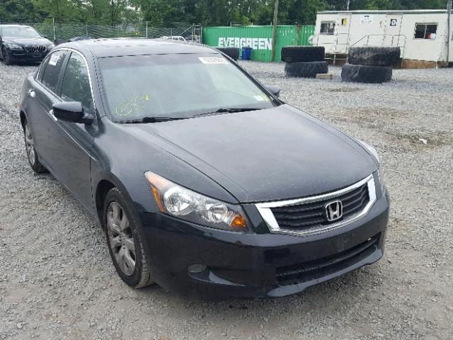 5KBCP3F89AB003040 - 2010 HONDA ACCORD EXL BLACK photo 1