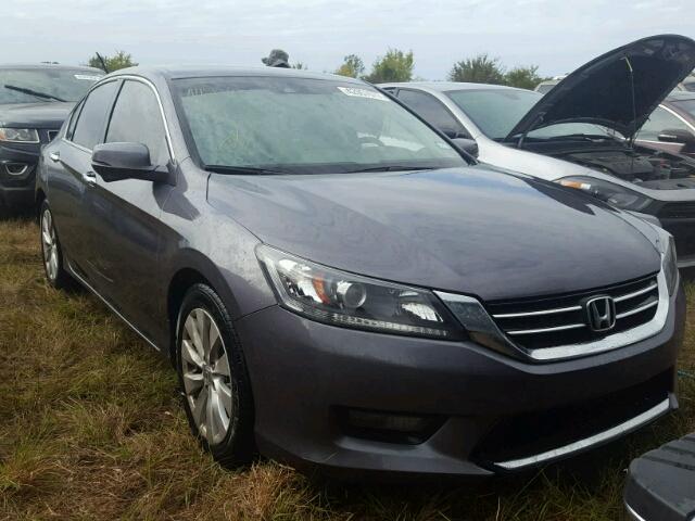 1HGCR2F84FA081746 - 2015 HONDA ACCORD EXL GRAY photo 1