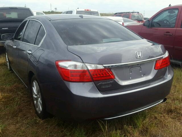 1HGCR2F84FA081746 - 2015 HONDA ACCORD EXL GRAY photo 3