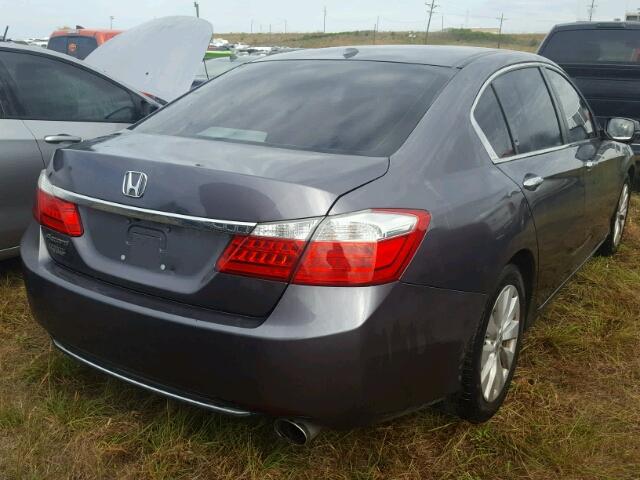 1HGCR2F84FA081746 - 2015 HONDA ACCORD EXL GRAY photo 4