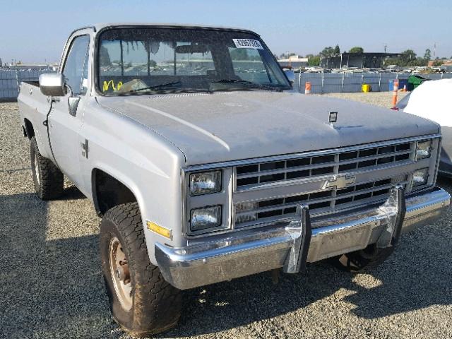 1GCGK24J7GJ119921 - 1986 CHEVROLET K20 SILVER photo 1