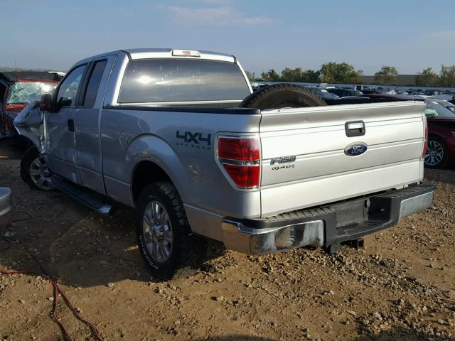 1FTFX1ET0BFA85890 - 2011 FORD F150 SILVER photo 3