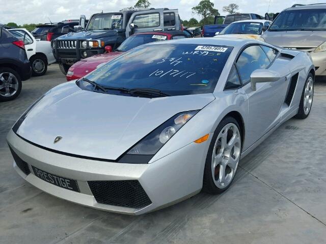 ZHWGU11S94LA00652 - 2004 LAMBORGHINI GALLARDO SILVER photo 2