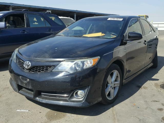 4T1BF1FK6CU014998 - 2012 TOYOTA CAMRY BASE BLACK photo 2