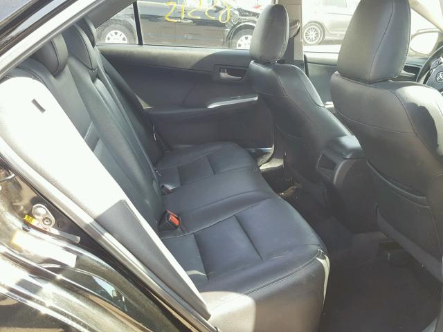 4T1BF1FK6CU014998 - 2012 TOYOTA CAMRY BASE BLACK photo 6
