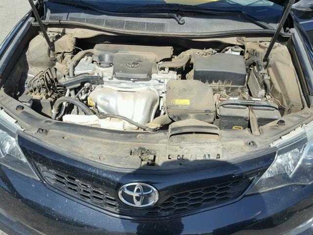 4T1BF1FK6CU014998 - 2012 TOYOTA CAMRY BASE BLACK photo 7