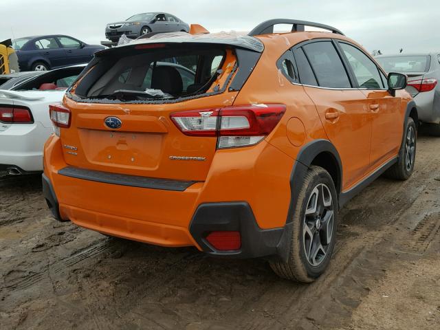 JF2GTAJC1JH285672 - 2018 SUBARU CROSSTREK ORANGE photo 4