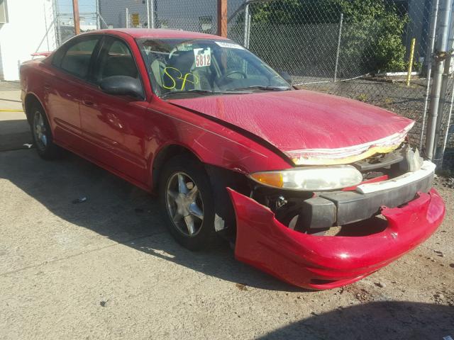 1G3NL52F62C257144 - 2002 OLDSMOBILE ALERO RED photo 1