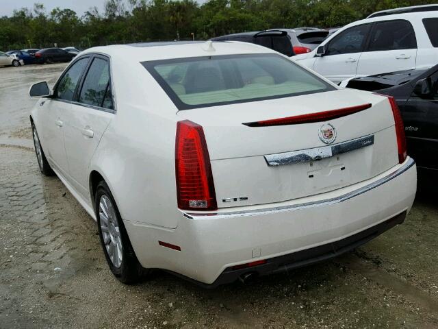 1G6DE5E54D0108523 - 2013 CADILLAC CTS LUXURY CREAM photo 3