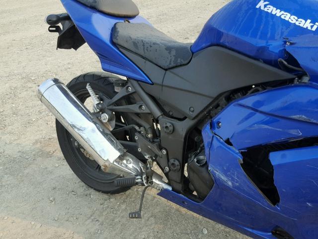 JKAEXMJ189DA29510 - 2009 KAWASAKI EX250 J BLUE photo 7