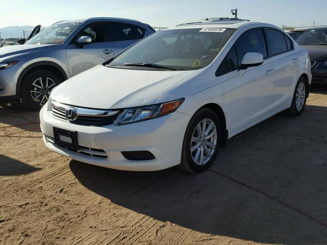 2HGFB2F93CH505358 - 2012 HONDA CIVIC EXL 白色 照片 2