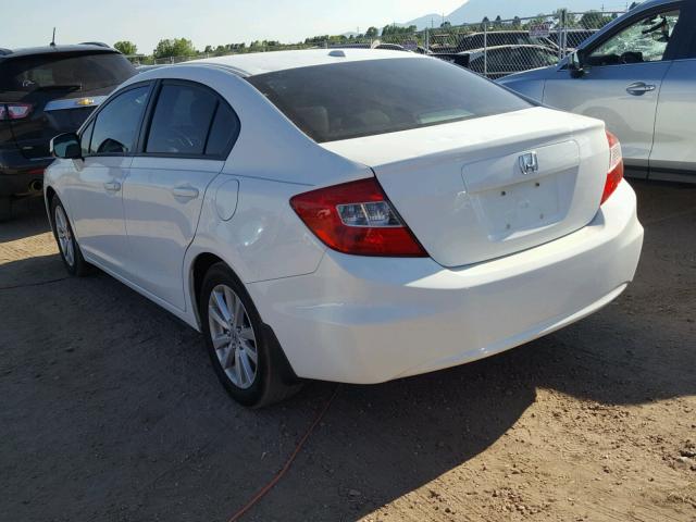 2HGFB2F93CH505358 - 2012 HONDA CIVIC EXL 白色 照片 3