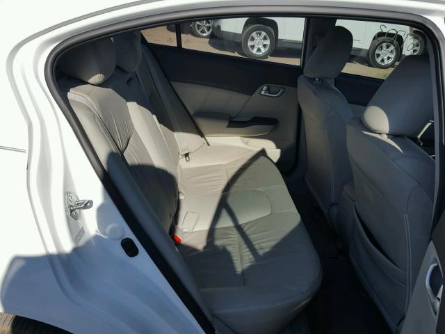 2HGFB2F93CH505358 - 2012 HONDA CIVIC EXL 白色 照片 6