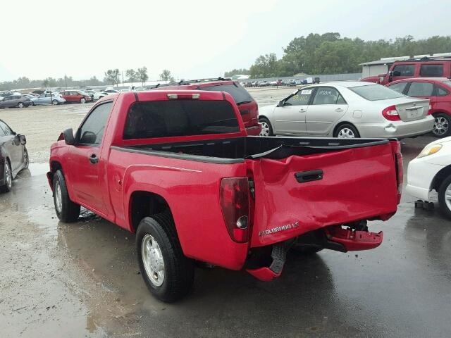 1GCCS149678215612 - 2007 CHEVROLET COLORADO RED photo 3