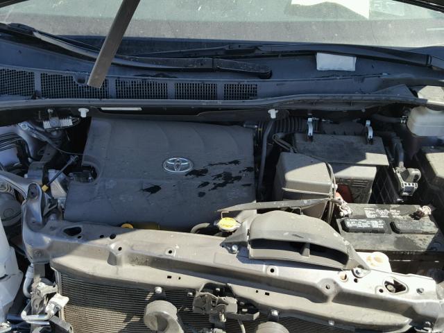 5TDYK3DC7ES487950 - 2014 TOYOTA SIENNA GRAY photo 7