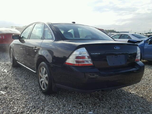 1FAHP24W59G101263 - 2009 FORD TAURUS SEL BLACK photo 3