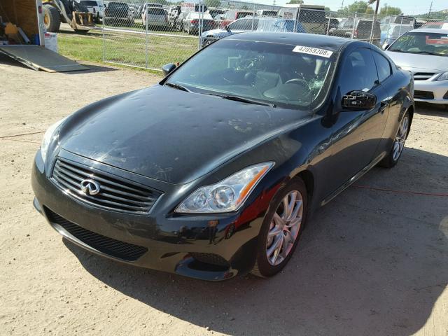 JNKCV64E98M106084 - 2008 INFINITI G37 BASE BLACK photo 2