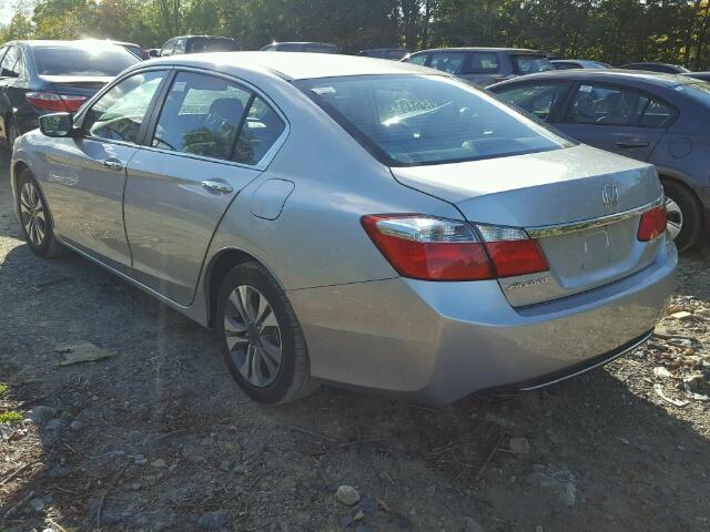 1HGCR2F31EA163999 - 2014 HONDA ACCORD SILVER photo 3